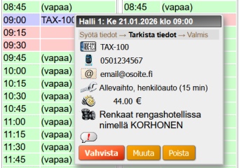 Vaihe 2: tietojen tarkistus